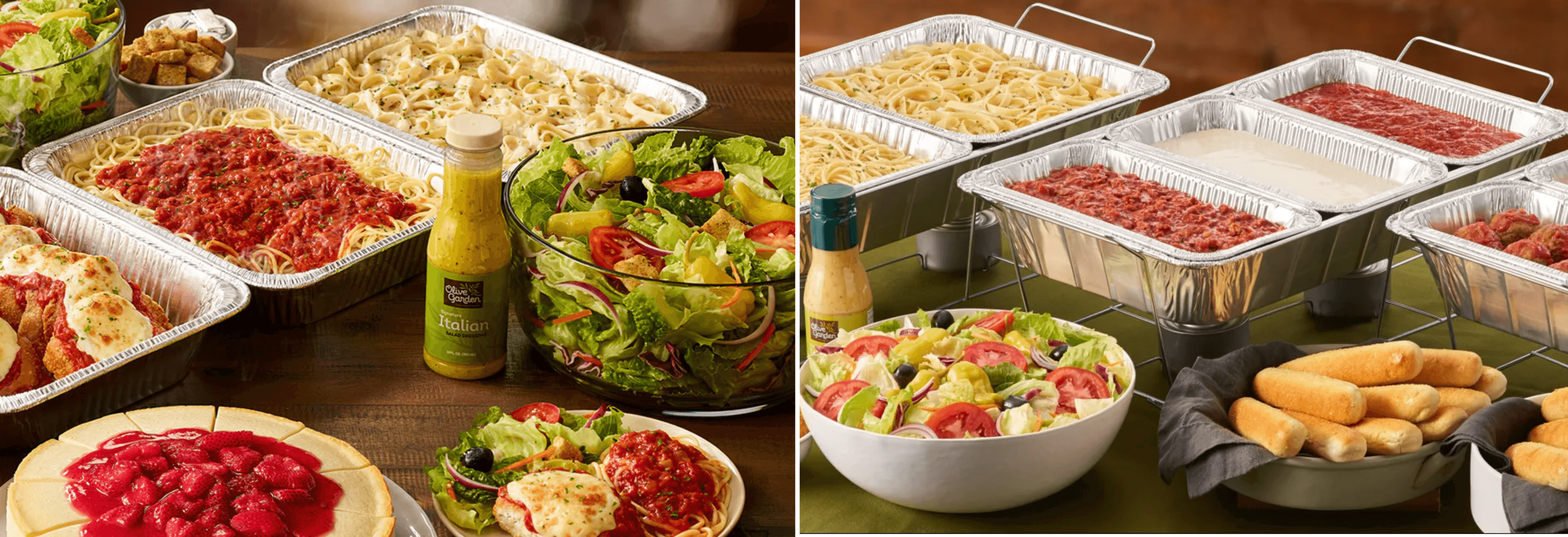 olive garden catering menu