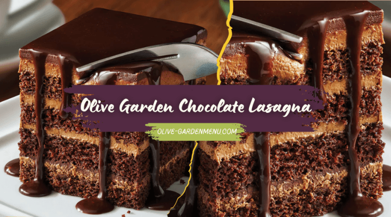 Olive Garden Chocolate Lasagna